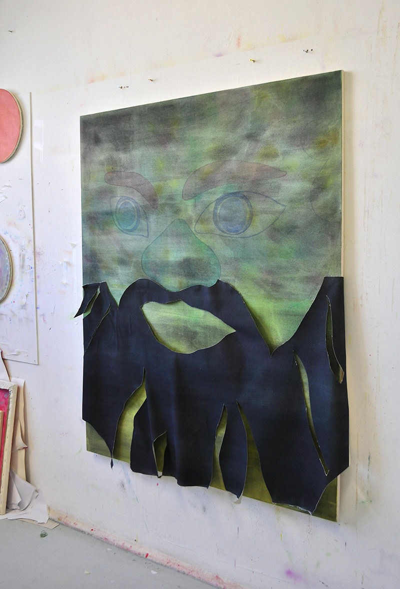 Amy Cochrane - The Beard - 2016 - Acrylic on Canvas - 160x145cm